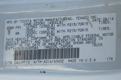 2014 Toyota Tacoma Base