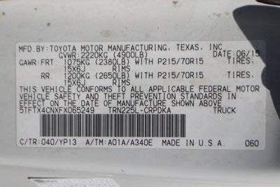 2015 Toyota Tacoma Base
