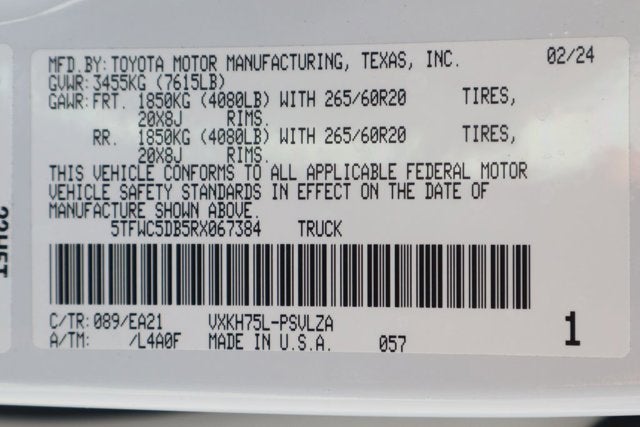 2024 Toyota Tundra Hybrid Limited