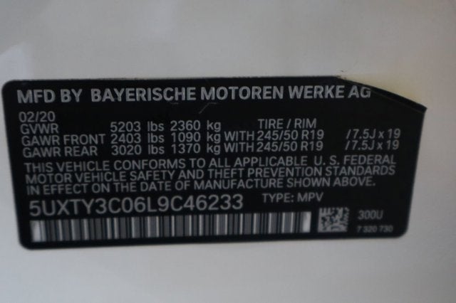 2020 BMW X3 sDrive30i