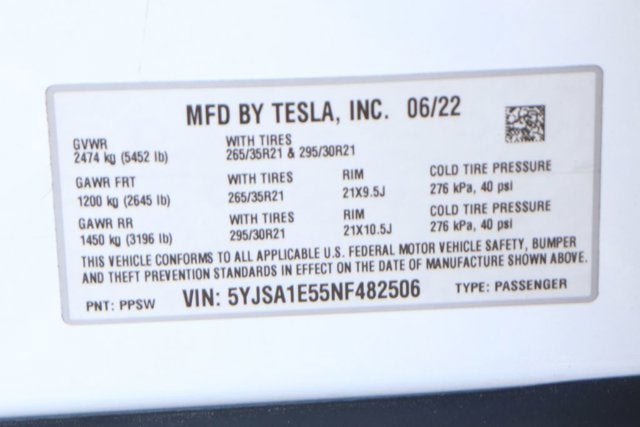 2022 Tesla Model S Base