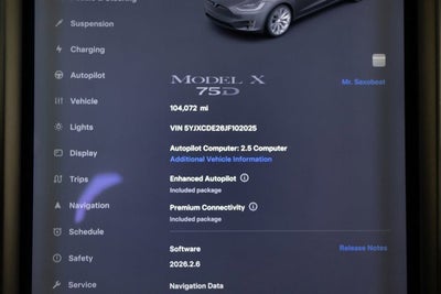 2018 Tesla Model X 75D