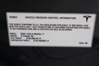 2025 Tesla Model Y Long Range