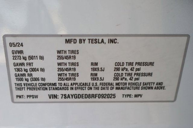 2024 Tesla Model Y Long Range