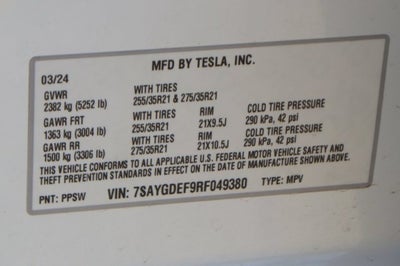 2024 Tesla Model Y Performance