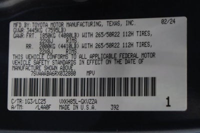2024 Toyota Sequoia Capstone