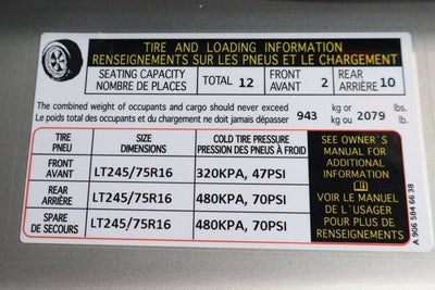 2016 Mercedes-Benz Sprinter 2500 Passenger 170 WB