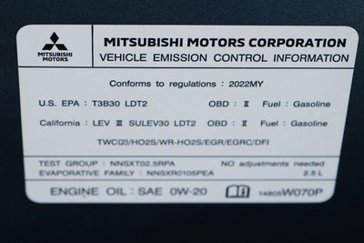 2022 Mitsubishi Outlander SEL
