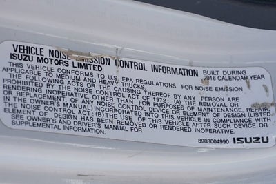 2017 Isuzu NPR IBT PWL