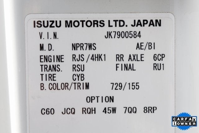 2019 Isuzu NQR NQR