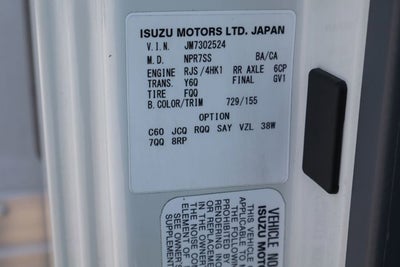 2021 Isuzu NRR Base