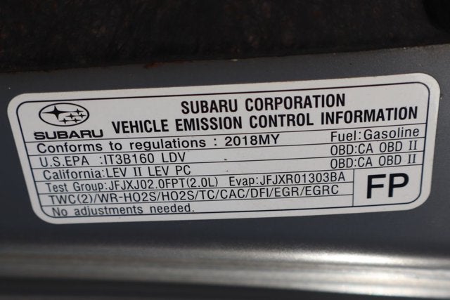 2018 Subaru WRX Premium