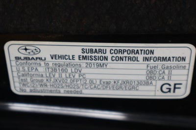 2019 Subaru WRX Premium