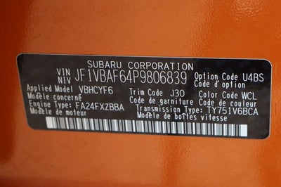 2023 Subaru WRX Premium