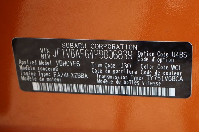 2023 Subaru WRX Premium