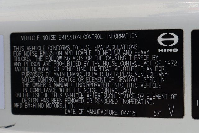 2017 Hino Hino 195