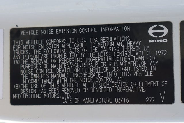 2017 Hino Hino 195 Base