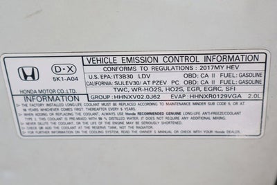 2017 Honda Accord Hybrid Touring