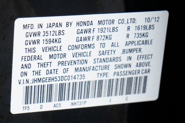 2013 Honda Fit Sport