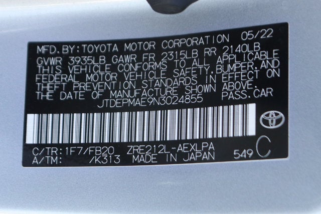 2022 Toyota Corolla LE