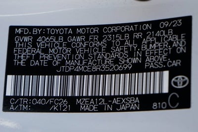 2024 Toyota Corolla SE