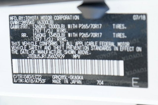 2018 Toyota 4Runner TRD Off-Road Premium