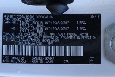 2019 Toyota 4Runner TRD Pro