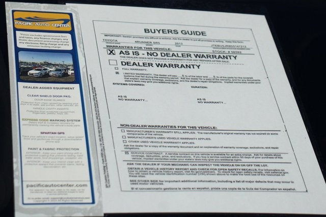 2013 Toyota 4Runner SR5