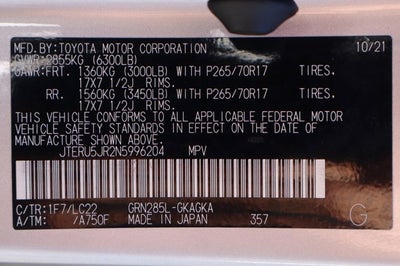 2022 Toyota 4Runner TRD Off-Road Premium