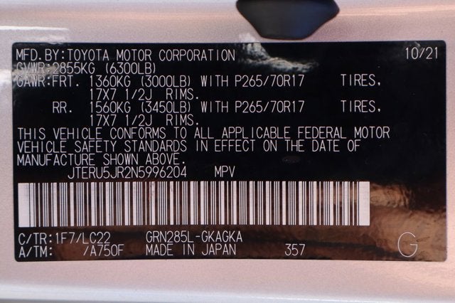 2022 Toyota 4Runner TRD Off-Road Premium