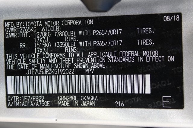 2019 Toyota 4Runner SR5