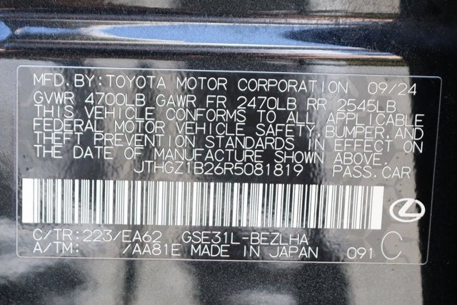 2024 Lexus IS 350 F SPORT