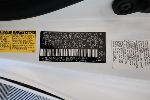 2018 Lexus LC 500