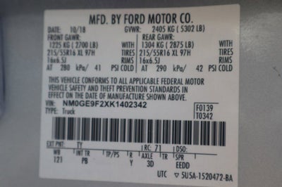 2019 Ford Transit Connect XLT