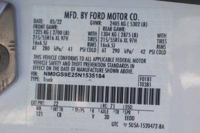 2022 Ford Transit Connect XL