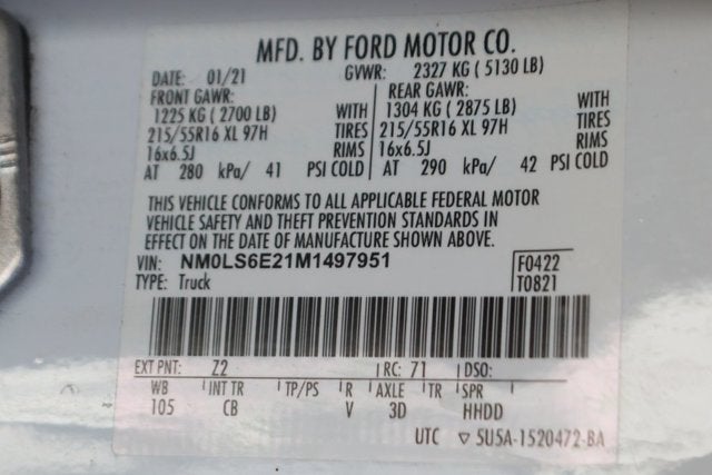 2021 Ford Transit Connect XL