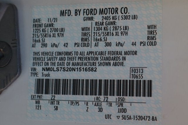 2022 Ford Transit Connect XL