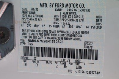 2022 Ford Transit Connect XL