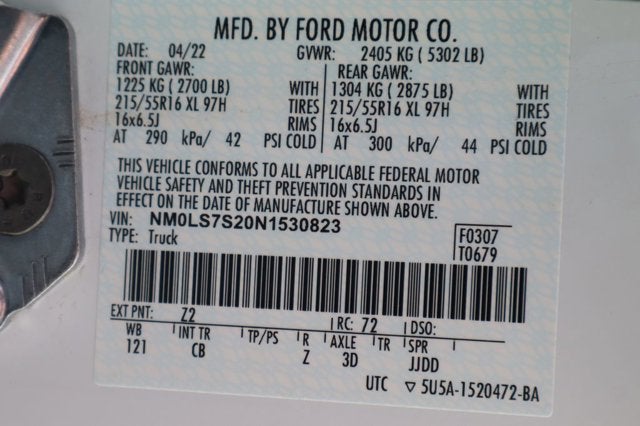 2022 Ford Transit Connect XL