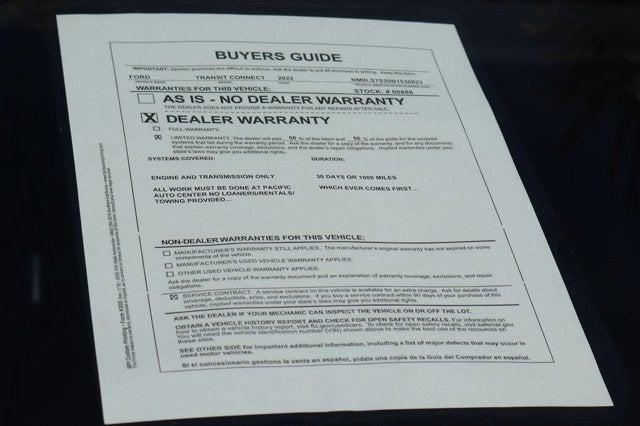 2022 Ford Transit Connect XL