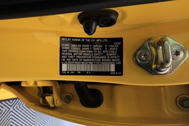 2021 Honda Civic Type R Limited Edition