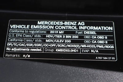 2019 Mercedes-Benz Sprinter 2500 Cargo 144 WB