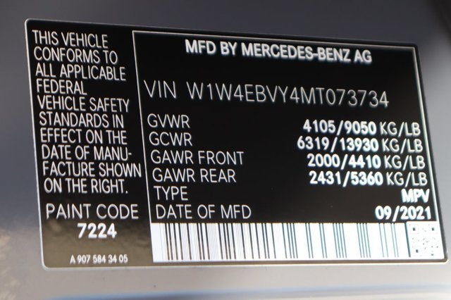 2021 Mercedes-Benz Sprinter 2500 Crew 144 WB