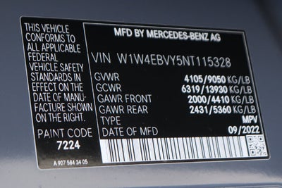 2022 Mercedes-Benz Sprinter 2500 Cargo 144 WB