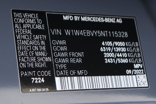 2022 Mercedes-Benz Sprinter 2500 Cargo 144 WB