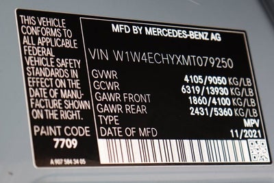 2021 Mercedes-Benz Sprinter 2500 Crew 170 WB