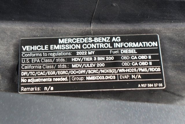 2022 Mercedes-Benz Sprinter 2500 Crew 170 WB