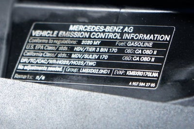 2020 Mercedes-Benz Sprinter 1500 Cargo Van 144 in. WB