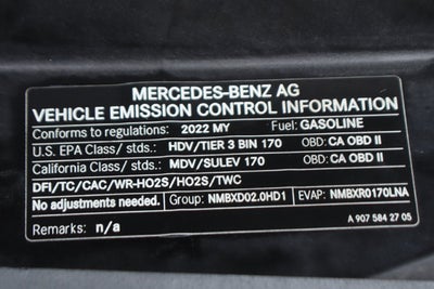 2022 Mercedes-Benz Sprinter 2500 Cargo 170 WB