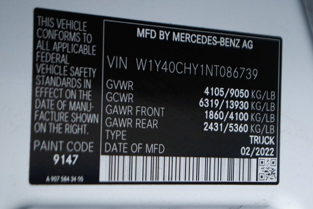 2022 Mercedes-Benz Sprinter 2500 Cargo 170 WB